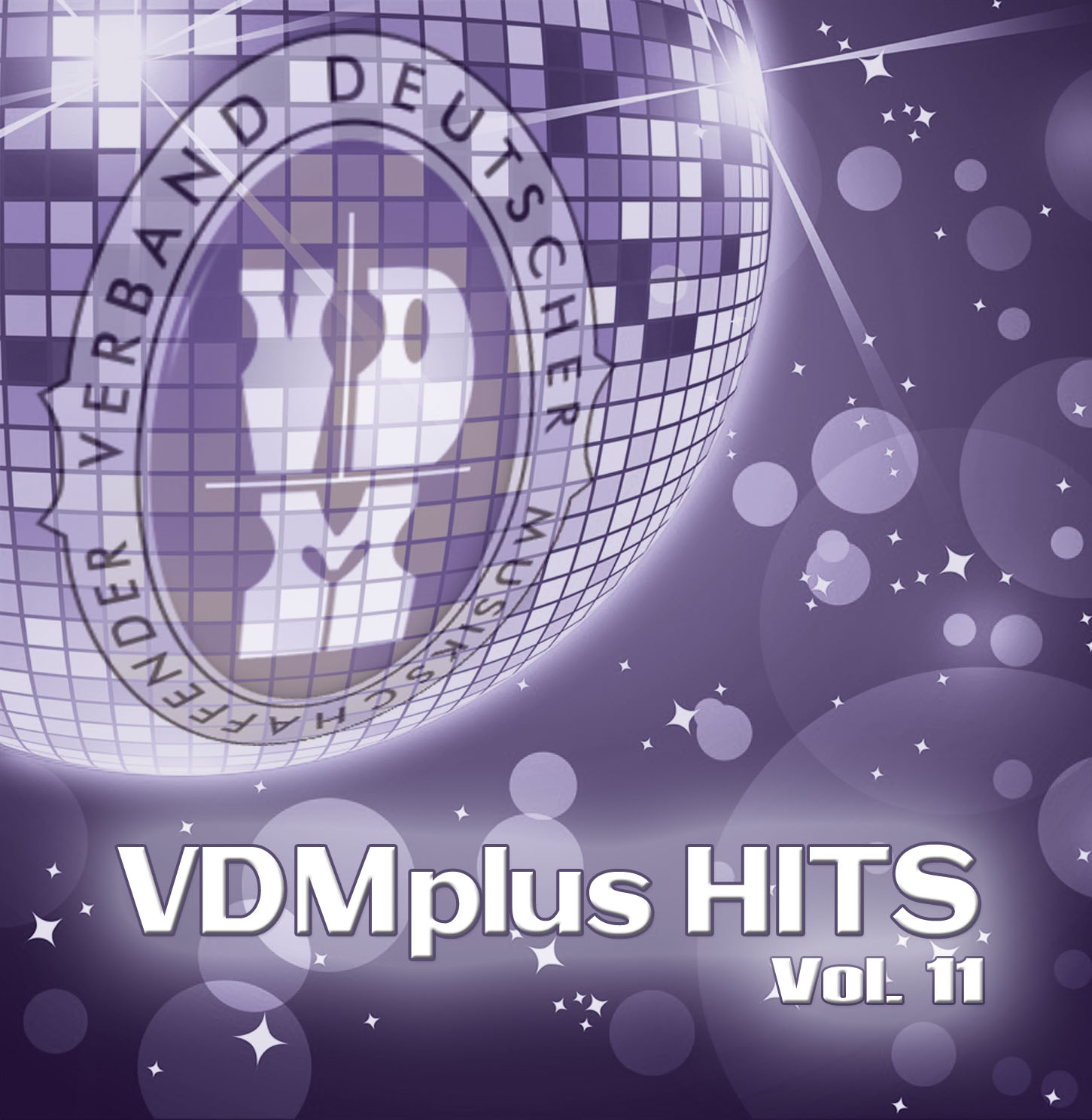 VDMplus HITS Vol.11 CD-Cover von KiTon Musikproduktion in Zusammenarbeit mit dem VDMplus